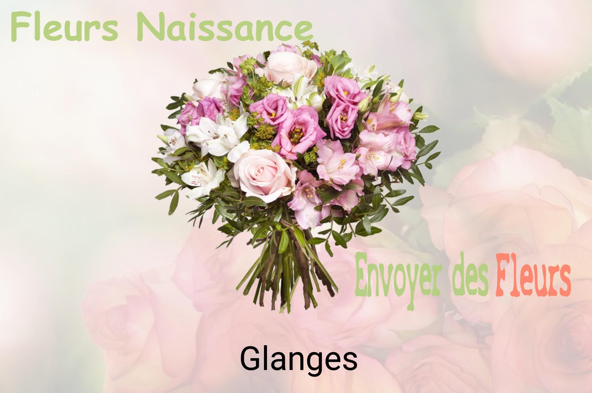 Bouquet de fleurs de naissance livré à Glanges